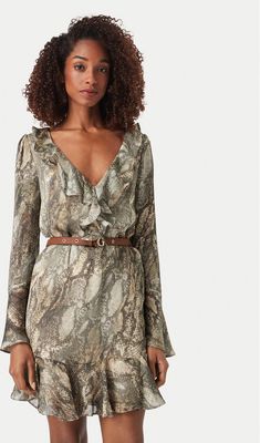 Guess - Sukienka casual na jesień ze sklepu: MODIVO w kategorii: Sukienki - zdjęcie WP-EBWP-BKLVO-LN0_0000306149694
