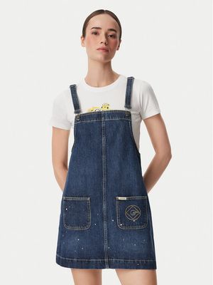 Sukienka prosta Guess Jeans ze sklepu: MODIVO w kategorii: Sukienki - zdjęcie WP-EBWP-BKLVO-LN0_0000306149731