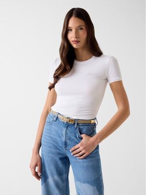 Guess - Bluzka damska casual ze sklepu: MODIVO w kategorii: Bluzki damskie - zdjęcie WP-EBWP-BKLVO-LN0_0000306149892