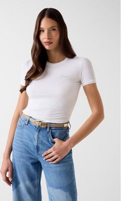 Guess - Bluzka damska casual ze sklepu: MODIVO w kategorii: Bluzki damskie - zdjęcie WP-EBWP-BKLVO-LN0_0000306149892