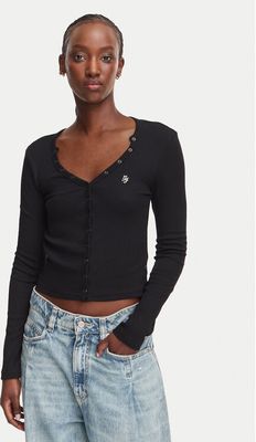 Bluzka damska casual Guess Jeans ze sklepu: MODIVO w kategorii: Bluzki damskie - zdjęcie WP-EBWP-BKLVO-LN0_0000306150287