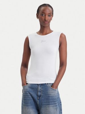 Bluzka damska casual Guess ze sklepu: MODIVO w kategorii: Bluzki damskie - zdjęcie WP-EBWP-BKLVO-LN0_0000306150331