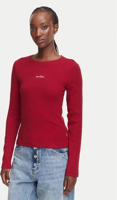 Bluzka damska Guess Jeans ze sklepu: MODIVO w kategorii: Bluzki damskie - zdjęcie WP-EBWP-BKLVO-LN0_0000306150379