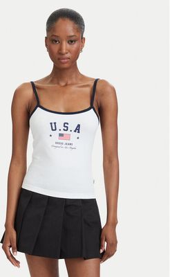 Guess Jeans - Bluzka damska sportowa ze sklepu: MODIVO w kategorii: Bluzki damskie - zdjęcie WP-EBWP-BKLVO-LN0_0000306150492
