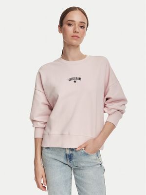 Bluza damska w stylu młodzieżowym Guess Jeans ze sklepu: MODIVO w kategorii: Bluzy damskie - zdjęcie WP-EBWP-BKLVO-LN0_0000306150560