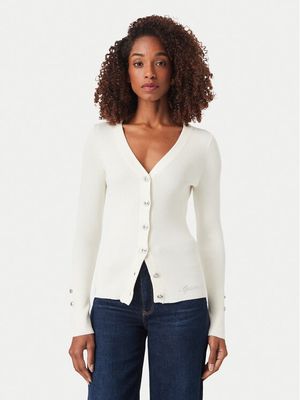Sweter damski Guess ze sklepu: MODIVO w kategorii: Swetry damskie - zdjęcie WP-EBWP-BKLVO-LN0_0000306150683