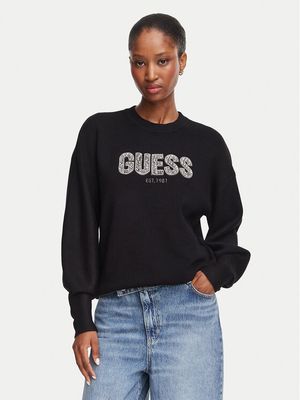 Sweter damski casualowy Guess ze sklepu: MODIVO w kategorii: Swetry damskie - zdjęcie WP-EBWP-BKLVO-LN0_0000306150942