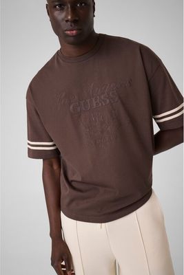 Guess - T-shirt męski ze sklepu: MODIVO w kategorii: T-shirty męskie - zdjęcie WP-EBWP-BKLVO-LN0_0000306151437