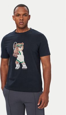T-shirt męski na wiosnę Guess ze sklepu: MODIVO w kategorii: T-shirty męskie - zdjęcie WP-EBWP-BKLVO-LN0_0000306151574