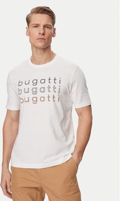 T-shirt męski wiosenny Bugatti ze sklepu: MODIVO w kategorii: T-shirty męskie - zdjęcie WP-EBWP-BKLVO-LN0_0000306152281