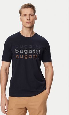 T-shirt męski młodzieżowy Bugatti ze sklepu: MODIVO w kategorii: T-shirty męskie - zdjęcie WP-EBWP-BKLVO-LN0_0000306152298