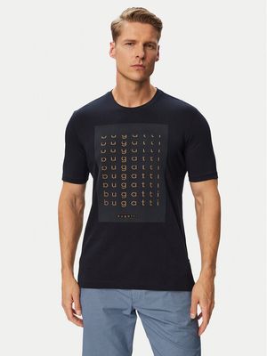 Bugatti - T-shirt męski młodzieżowy ze sklepu: MODIVO w kategorii: T-shirty męskie - zdjęcie WP-EBWP-BKLVO-LN0_0000306152304