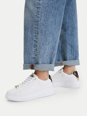 Buty sportowe damskie na wiosnę Guess ze sklepu: MODIVO w kategorii: Buty sportowe damskie - zdjęcie WP-EBWP-BKLVO-LN0_0000306154599