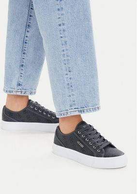 Buty sportowe damskie na wiosnę Guess ze sklepu: MODIVO w kategorii: Buty sportowe damskie - zdjęcie WP-EBWP-BKLVO-LN0_0000306154667