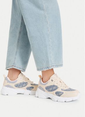 Buty sportowe damskie na wiosnę Guess ze sklepu: MODIVO w kategorii: Buty sportowe damskie - zdjęcie WP-EBWP-BKLVO-LN0_0000306154681