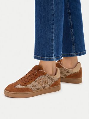 Buty sportowe damskie na wiosnę Guess ze sklepu: MODIVO w kategorii: Buty sportowe damskie - zdjęcie WP-EBWP-BKLVO-LN0_0000306154704