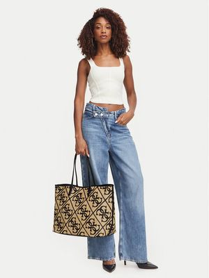 Shopper bag młodzieżowa Guess ze sklepu: MODIVO w kategorii: Torby Shopper bag - zdjęcie WP-EBWP-BKLVO-LN0_0000306157705