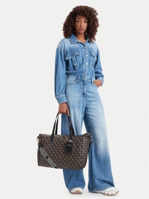 Guess - Shopper bag wakacyjna ze sklepu: MODIVO w kategorii: Torby Shopper bag - zdjęcie WP-EBWP-BKLVO-LN0_0000306158962