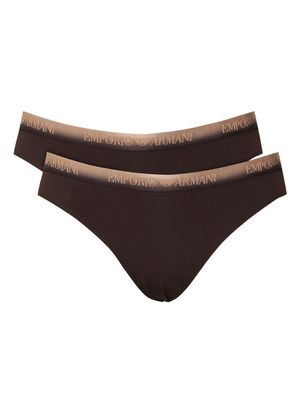 Majtki damskie bez wzorów Emporio Armani Underwear ze sklepu: MODIVO w kategorii: Majtki damskie - zdjęcie WP-EBWP-BKLVO-LN0_0000306159600