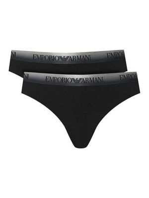 Majtki damskie z napisem Emporio Armani Underwear ze sklepu: MODIVO w kategorii: Majtki damskie - zdjęcie WP-EBWP-BKLVO-LN0_0000306159631