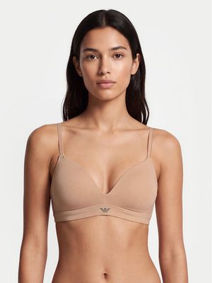 Biustonosz bez wzorów casual Emporio Armani Underwear ze sklepu: MODIVO w kategorii: Biustonosze - zdjęcie WP-EBWP-BKLVO-LN0_0000306159846