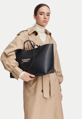 Tommy Jeans - Shopper bag wakacyjna ze sklepu: MODIVO w kategorii: Torby Shopper bag - zdjęcie WP-EBWP-BKLVO-LN0_0000306165366