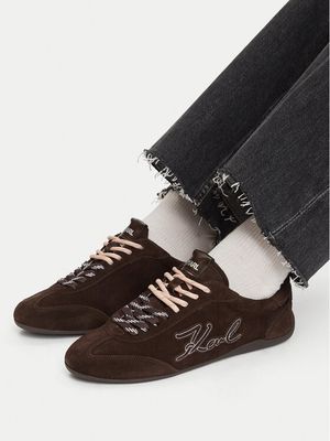 brązowy Buty sportowe damskie Karl Lagerfeld ze sklepu: MODIVO w kategorii: Buty sportowe damskie