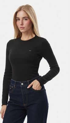 Tommy Jeans - Bluzka damska jesienna casual ze sklepu: MODIVO w kategorii: Bluzki damskie - zdjęcie WP-EBWP-BKLVO-LN0_0000306167384