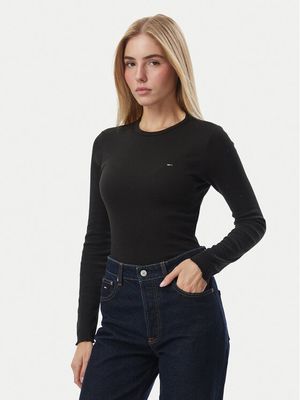 Tommy Jeans - Bluzka damska jesienna casual ze sklepu: MODIVO w kategorii: Bluzki damskie - zdjęcie WP-EBWP-BKLVO-LN0_0000306167384