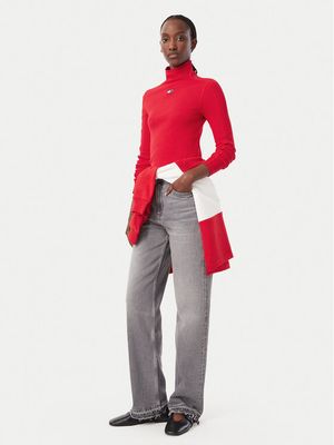 Bluzka damska casualowa Tommy Jeans ze sklepu: MODIVO w kategorii: Bluzki damskie - zdjęcie WP-EBWP-BKLVO-LN0_0000306167933