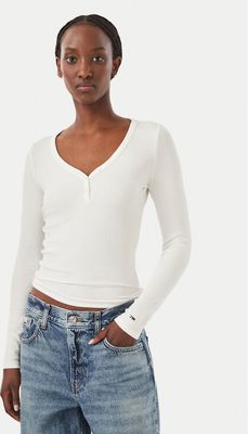 Bluzka damska casual Tommy Jeans ze sklepu: MODIVO w kategorii: Bluzki damskie - zdjęcie WP-EBWP-BKLVO-LN0_0000306168008