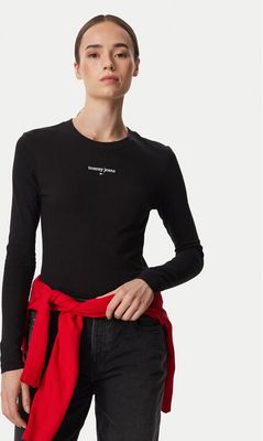Tommy Jeans - Bluzka damska casual ze sklepu: MODIVO w kategorii: Bluzki damskie - zdjęcie WP-EBWP-BKLVO-LN0_0000306168046