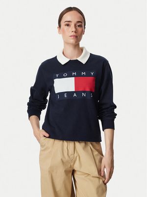 Bluza damska Tommy Jeans ze sklepu: MODIVO w kategorii: Bluzy damskie - zdjęcie WP-EBWP-BKLVO-LN0_0000306168305