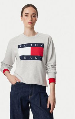 Tommy Jeans - Bluza damska w stylu młodzieżowym jesienna ze sklepu: MODIVO w kategorii: Bluzy damskie - zdjęcie WP-EBWP-BKLVO-LN0_0000306168350