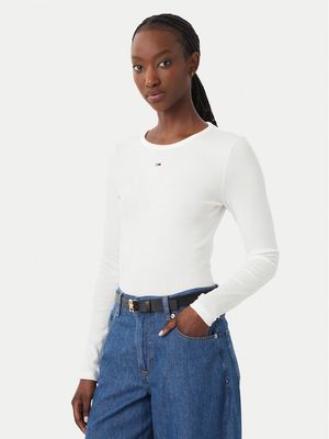 Bluzka damska Tommy Hilfiger ze sklepu: MODIVO w kategorii: Bluzki damskie - zdjęcie WP-EBWP-BKLVO-LN0_0000306168367