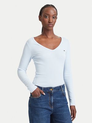 Bluzka damska casual Tommy Jeans ze sklepu: MODIVO w kategorii: Bluzki damskie - zdjęcie WP-EBWP-BKLVO-LN0_0000306168374