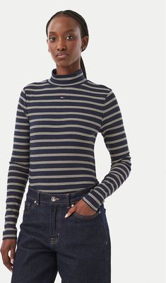 Bluzka damska casual Tommy Jeans ze sklepu: MODIVO w kategorii: Bluzki damskie - zdjęcie WP-EBWP-BKLVO-LN0_0000306168411