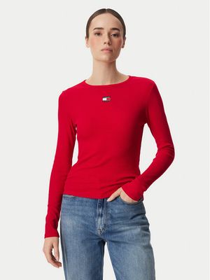 Bluzka damska casual na jesień Tommy Jeans ze sklepu: MODIVO w kategorii: Bluzki damskie - zdjęcie WP-EBWP-BKLVO-LN0_0000306168428