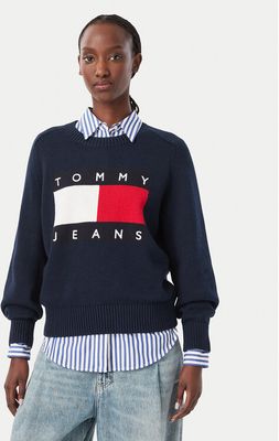 Sweter damski casualowy Tommy Jeans ze sklepu: MODIVO w kategorii: Swetry damskie - zdjęcie WP-EBWP-BKLVO-LN0_0000306168947