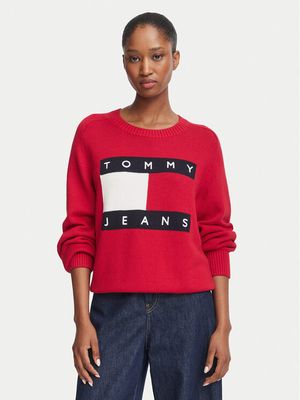 Sweter damski Tommy Jeans ze sklepu: MODIVO w kategorii: Swetry damskie - zdjęcie WP-EBWP-BKLVO-LN0_0000306168961