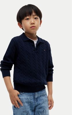 Sweter chłopięcy jesienny Tommy Hilfiger ze sklepu: MODIVO w kategorii: Swetry chłopięce - zdjęcie WP-EBWP-BKLVO-LN0_0000306169265