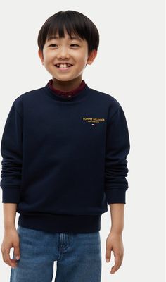 Bluza chłopięca na zimę jesienna Tommy Hilfiger ze sklepu: MODIVO w kategorii: Bluzy chłopięce - zdjęcie WP-EBWP-BKLVO-LN0_0000306169333