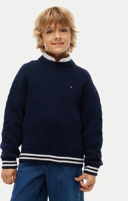 Sweter chłopięcy jesienny Tommy Hilfiger ze sklepu: MODIVO w kategorii: Swetry chłopięce - zdjęcie WP-EBWP-BKLVO-LN0_0000306169371