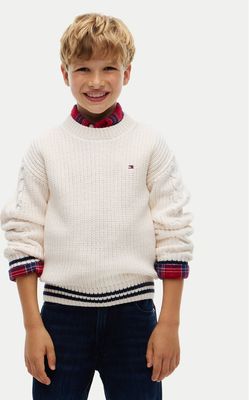 Sweter chłopięcy jesienny Tommy Hilfiger ze sklepu: MODIVO w kategorii: Swetry chłopięce - zdjęcie WP-EBWP-BKLVO-LN0_0000306169401