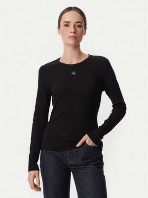 Calvin Klein Jeans - Bluzka damska jesienna ze sklepu: MODIVO w kategorii: Bluzki damskie - zdjęcie WP-EBWP-BKLVO-LN0_0000306169722