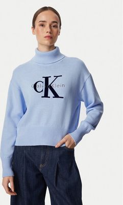Calvin Klein Jeans - Sweter damski ze sklepu: MODIVO w kategorii: Swetry damskie - zdjęcie WP-EBWP-BKLVO-LN0_0000306169838