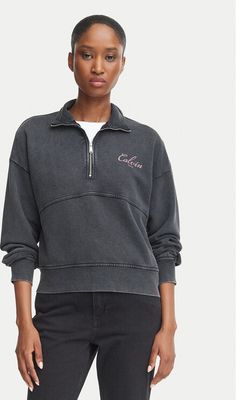 Calvin Klein Jeans - Bluza damska jesienna ze sklepu: MODIVO w kategorii: Bluzy damskie - zdjęcie WP-EBWP-BKLVO-LN0_0000306170001