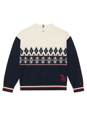 Tommy Hilfiger - Sweter chłopięcy jesienny ze sklepu: MODIVO w kategorii: Swetry chłopięce