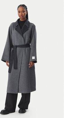 Płaszcz damski casual Calvin Klein ze sklepu: MODIVO w kategorii: Płaszcze damskie - zdjęcie WP-EBWP-BKLVO-LN0_0000306170148