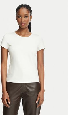 Bluzka damska casual Calvin Klein ze sklepu: MODIVO w kategorii: Bluzki damskie